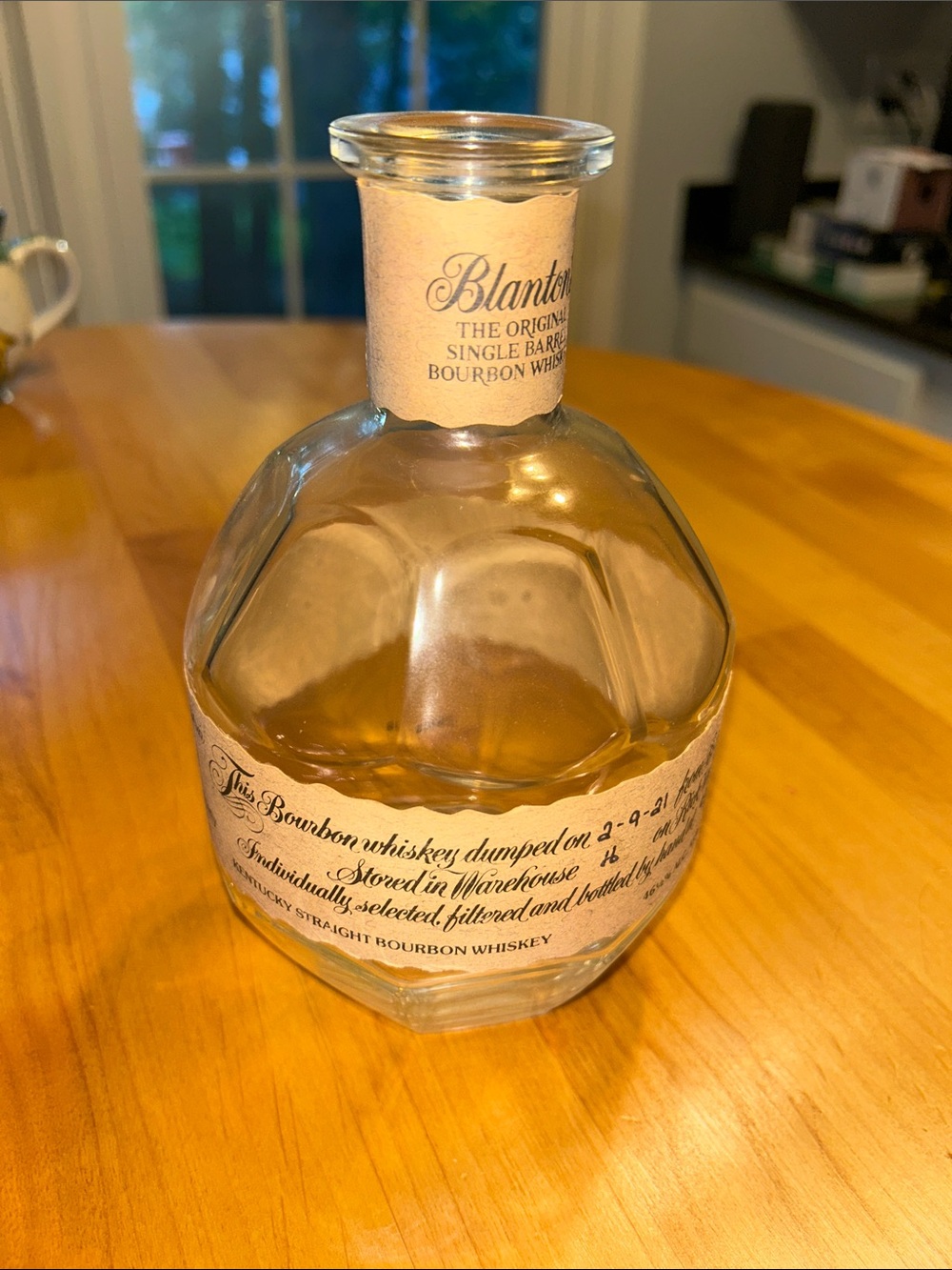 Blanton’s Bottle *Empty